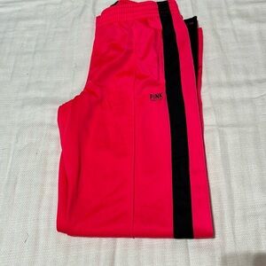 2/$30 Victoria’s Secret PINK Track Pants (Pink w/black stripe) Size XS•TP•XP